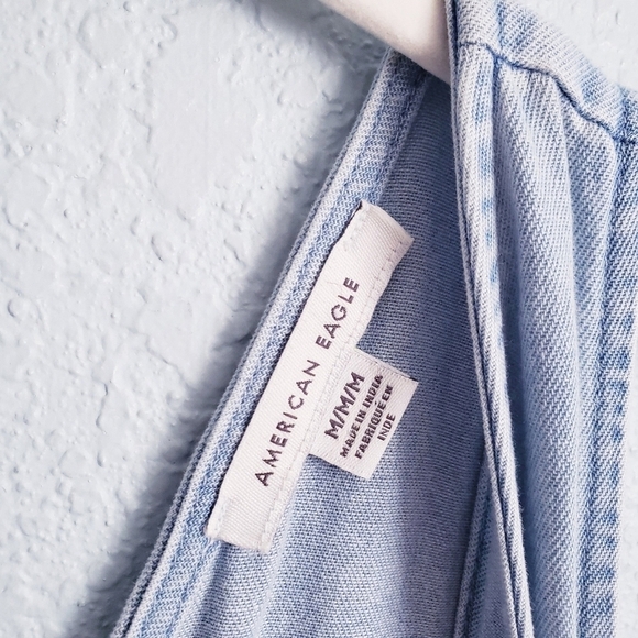 American Eagle Denim Ruffle Romper - Picture 7 of 10